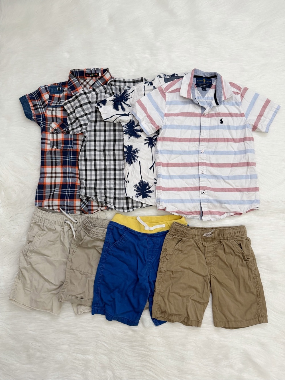 Boys Toddler Size 4T/5T BUNDLE (8) Shirt & Pants Set